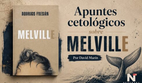 Apuntes cetológicos sobre Melvill de Rodrigo Fresán por David Marín. Imagen generada con IA ChatGPT