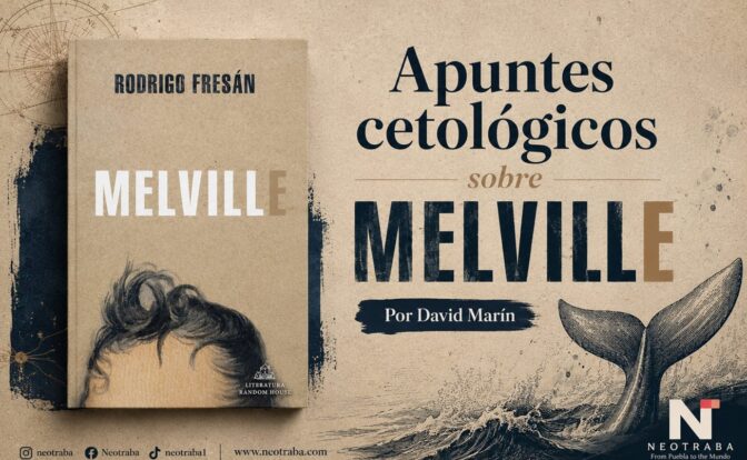 Apuntes cetológicos sobre Melvill de Rodrigo Fresán por David Marín. Imagen generada con IA ChatGPT