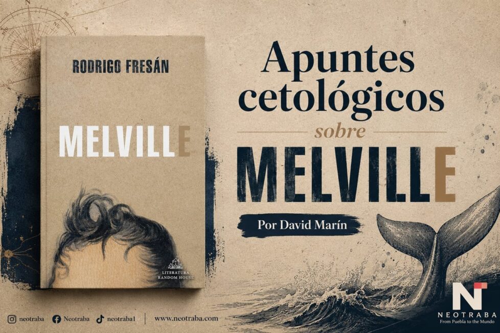 Apuntes cetológicos sobre Melvill de Rodrigo Fresán por David Marín. Imagen generada con IA ChatGPT