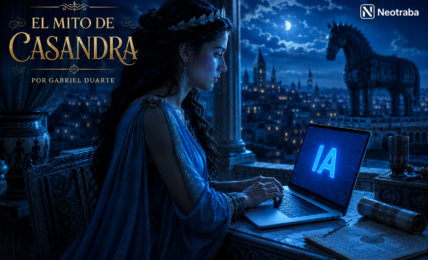 El mito de Casandra por Gabriel Duarte. Imagen generada con IA ChatGPT
