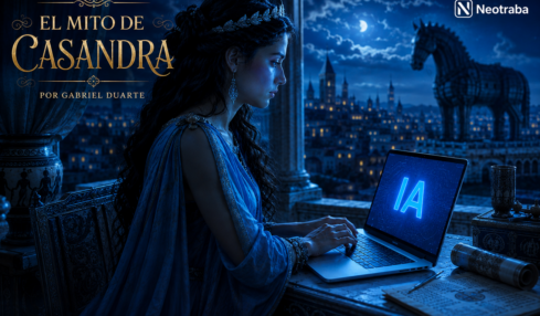 El mito de Casandra por Gabriel Duarte. Imagen generada con IA ChatGPT