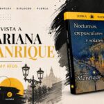 Entrevista a Mariana Manrique por Jeimy Ríos. Imagen realizada con IA ChatGPT