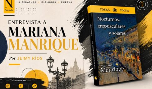 Entrevista a Mariana Manrique por Jeimy Ríos. Imagen realizada con IA ChatGPT