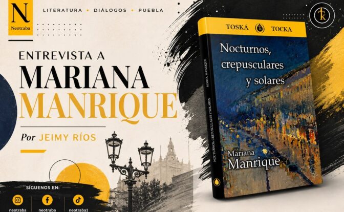Entrevista a Mariana Manrique por Jeimy Ríos. Imagen realizada con IA ChatGPT