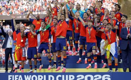España campeón. Fotografía por cortesía de Javier Claure C.