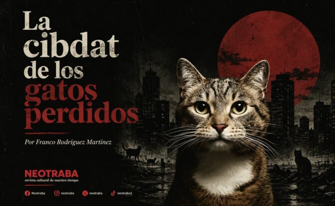 La cibdat de los gatos perdidos por Franco Rodríguez Martínez. Imagen generada con IA ChatGPT