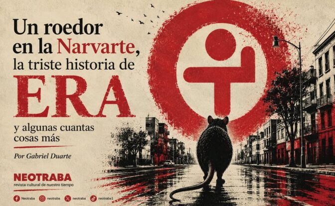 Un roedor en la Narvarte, la triste historia de ERA y algunas cuantas cosas más por Gabriel Duarte. Imagen crada con IA ChatGPT
