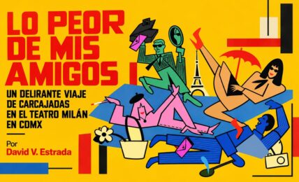 Lo peor de mis amigos por David V. Estrada. Imagen generada con IA ChatGPT