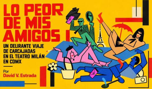 Lo peor de mis amigos por David V. Estrada. Imagen generada con IA ChatGPT