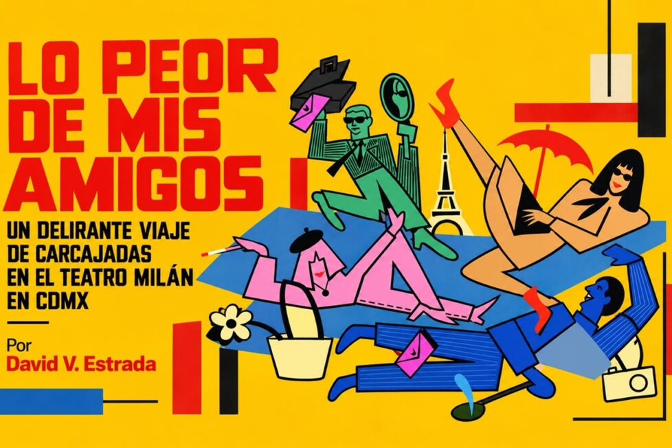 Lo peor de mis amigos por David V. Estrada. Imagen generada con IA ChatGPT