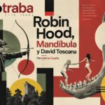 Robin Hood, Mandíbula y David Toscana. Imagen realizada con IA ChatGPT