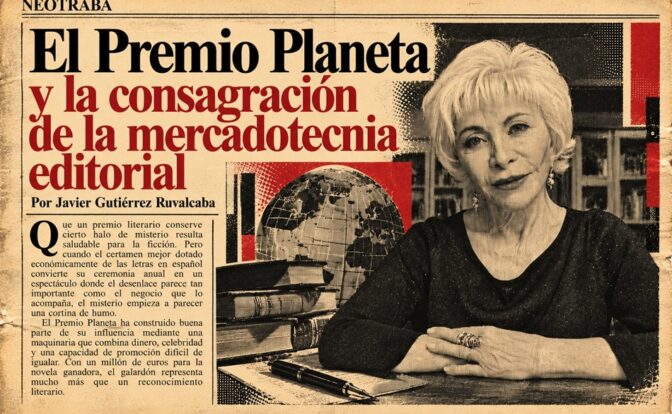 El Premio Planeta y la consagración de la mercadotecnia editorial por Javier Gutiérrez Ruvalcaba. Imagen generada con IA ChatGPT