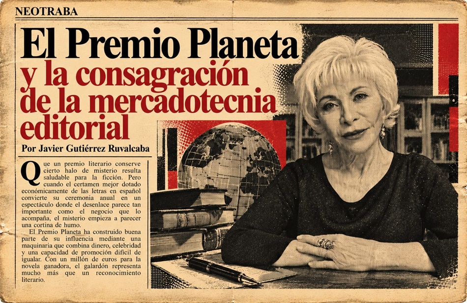 El Premio Planeta y la consagración de la mercadotecnia editorial por Javier Gutiérrez Ruvalcaba. Imagen generada con IA ChatGPT