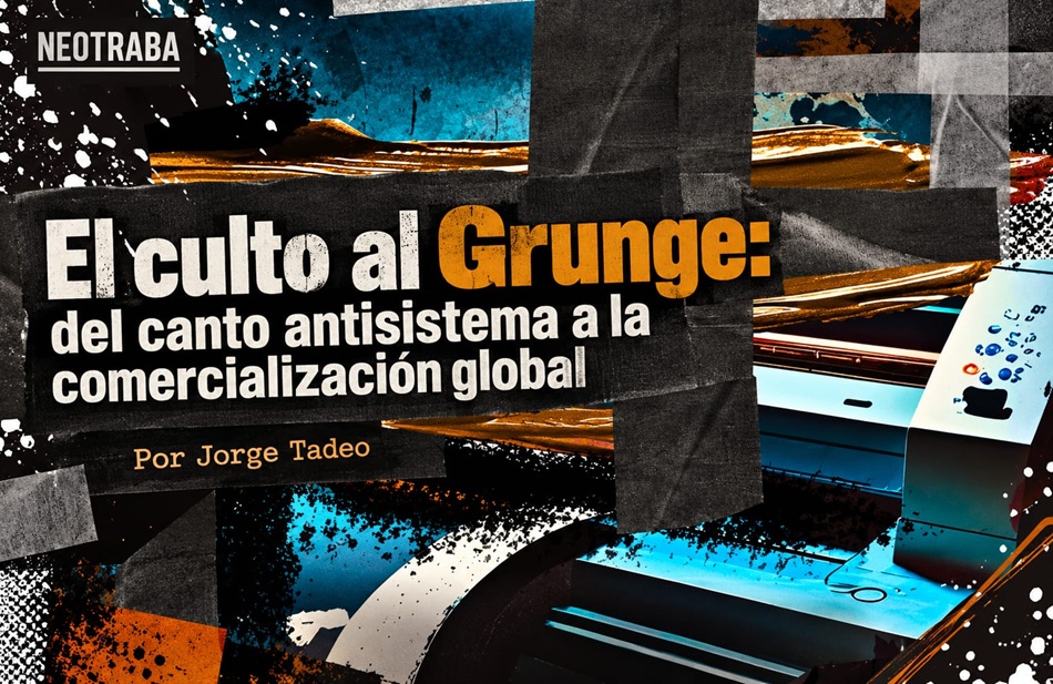 El culto al Grunge del canto antisistema a la comercialización global por Jorge Tadeo. Imagen generada con IA ChatGPT