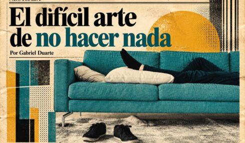El difícil arte de no hacer nada por Gabriel Duarte. Imagen generada con IA Chat GPT