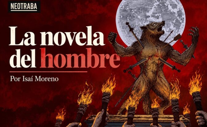 La novela del hombre por Isaí Moreno. Imagen generada con IA ChatGPT