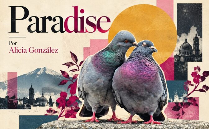 Paradise de Alicia González. Imagen generada con IAChatGPT